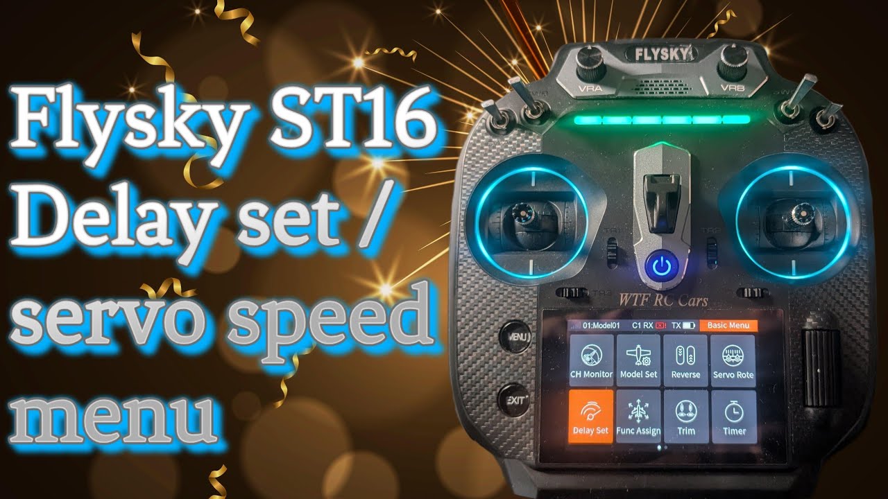 Flysky FS ST16 Delay set / channel speed
