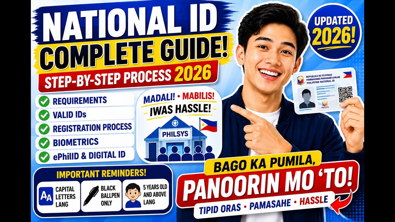Paano Kumuha ng National ID 2026 | Complete Guide sa Registration at Requirements.