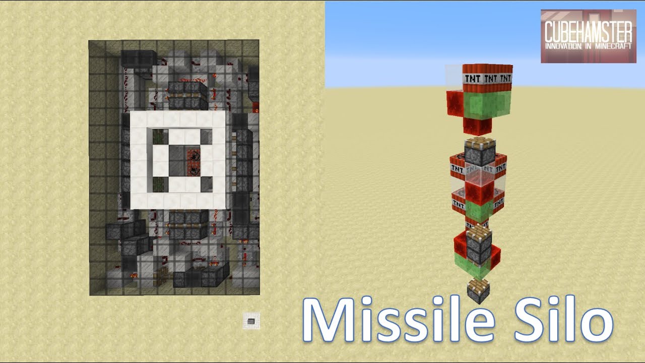 Vertical Missile Silo in Minecraft + Tutorial