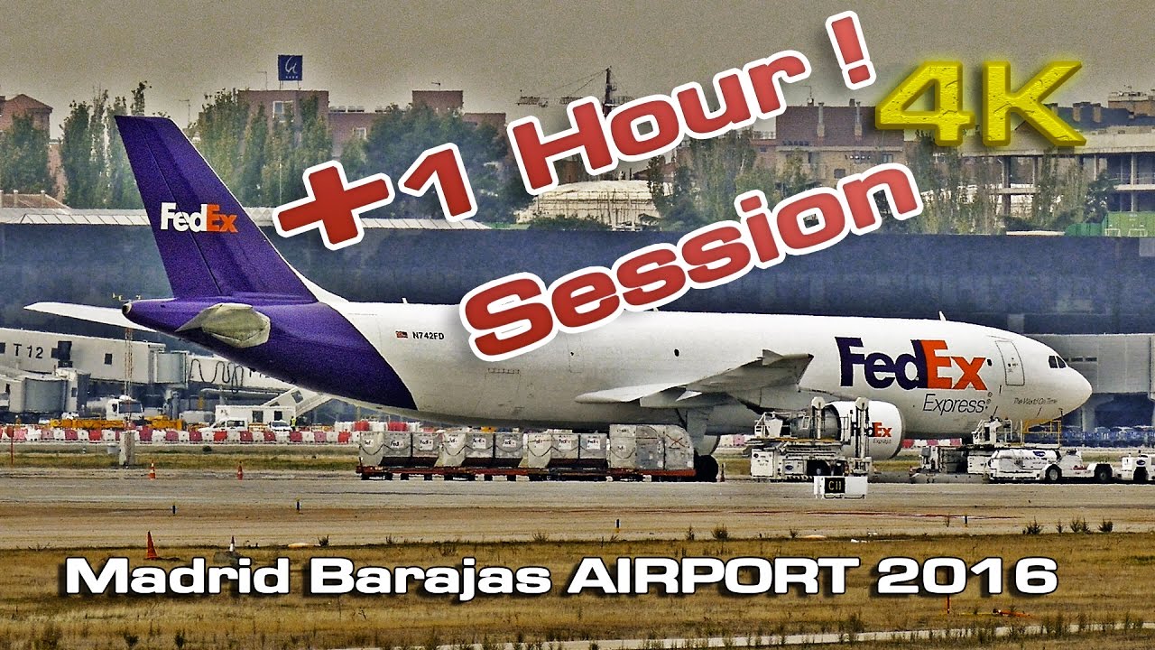 Madrid Barajas Spotting Session 2016  (+ 1 hour)[4K]