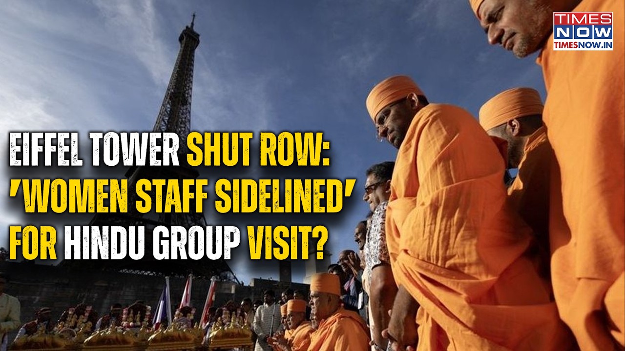 Eiffel Tower Shuts Amid Protest As 'Women Staff Sidelined' For Hindu Group Visit| Paris Mayor Reacts