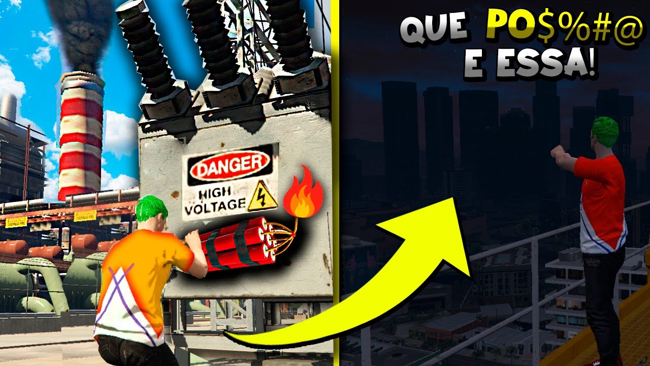 CORTANDO a ENERGIA do SERVIDOR no GTA RP ( IRRITANDO JOGADORES )