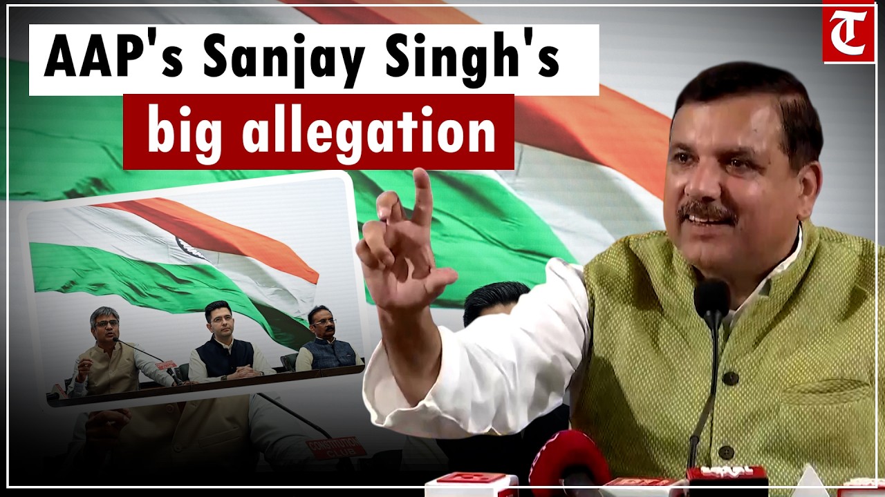 AAP Crisis After Raghav : Sanjay Singh Alleges Operation Lotus and Agency Misuse