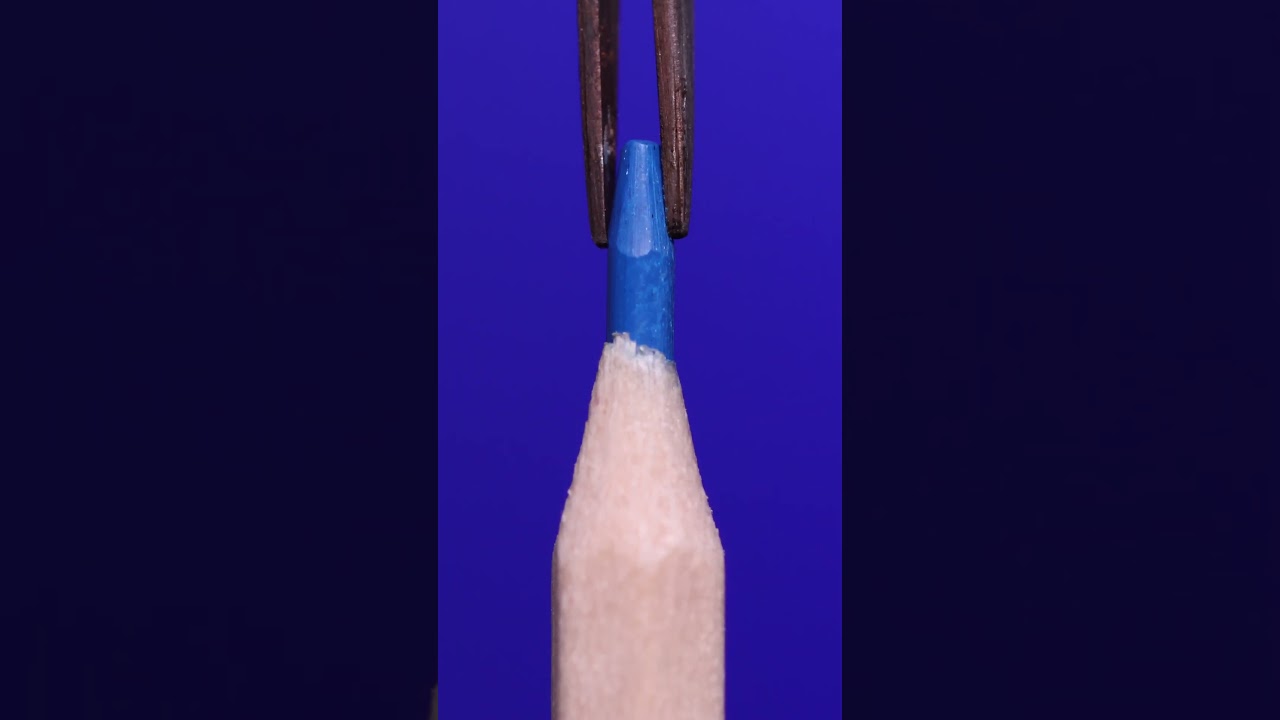Color pencil & Tweezers (ASMR Close up/macro) #macro #asmrvideo #satisfying #asmrsounds #closeup