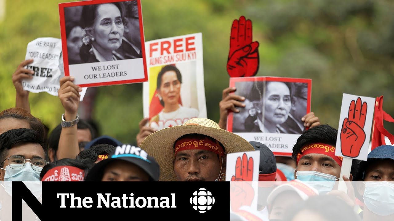 Widespread strikes in Myanmar in protest of military coup