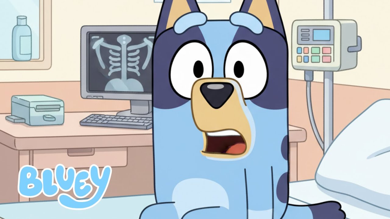 Bluey at the HOSPITAL! 😱 What Did the Doctor Say?! - Funny Parody Animation