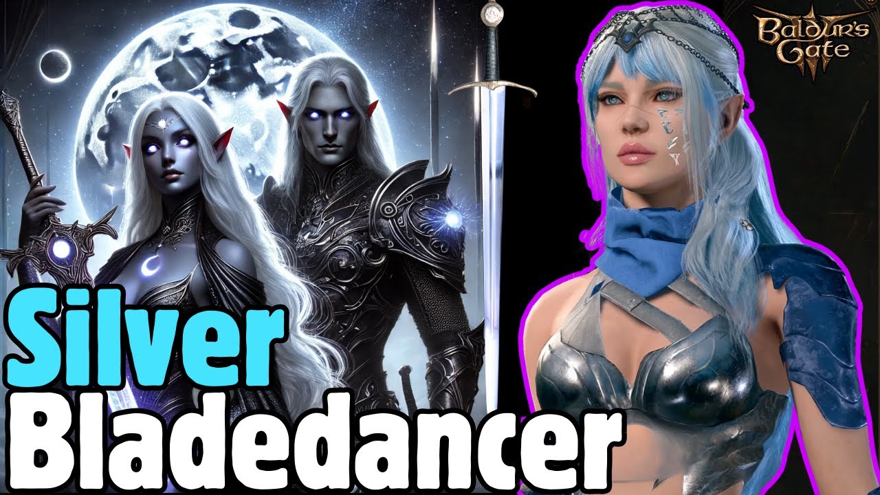 SILVER BLADEDANCER of Eilistraee Mod Build - Baldur's Gate 3