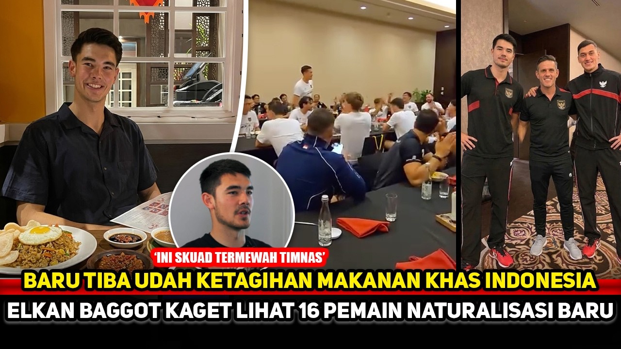 BALIK INDO LANGSUNG MELOKAL! Elkan Baggott pamer makanan favorit~Pemain baru Timnas bikin kaget