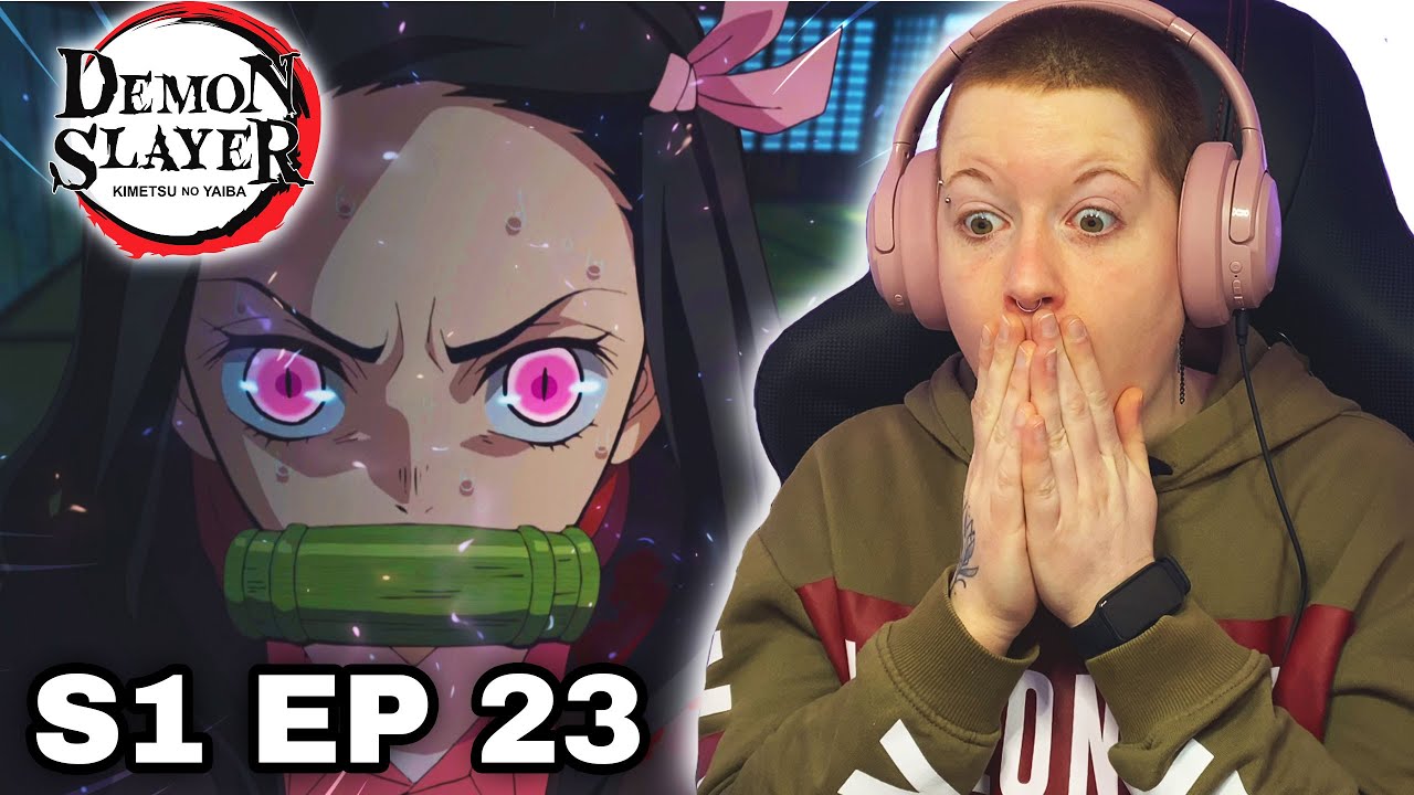 Nezuko face au sang 🩸 | Demon Slayer saison 1 épisode 23 | Réaction FR
