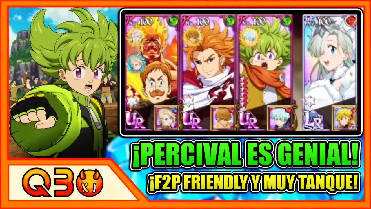 Qbo | ¡MÁS PERSONAJES ASÍ POR FAVOR! EL NUEVO PERCIVAL ES GENIAL Y F2P FRIENDLY! | 7DS: Grand Cross