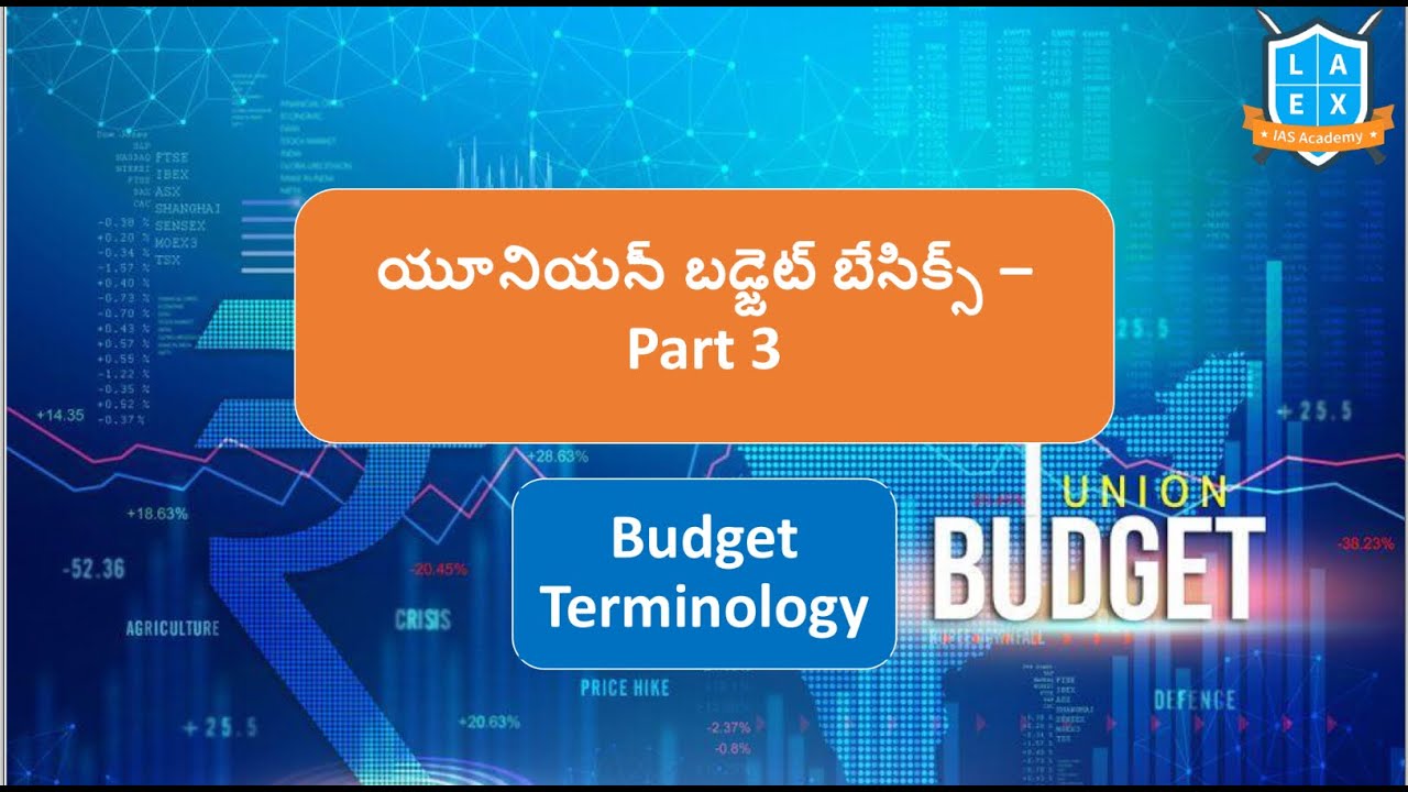 బడ్జెట్ బేసిక్స్ || Budget 2023-24 || Budget Terminology ||Mana La Excellence