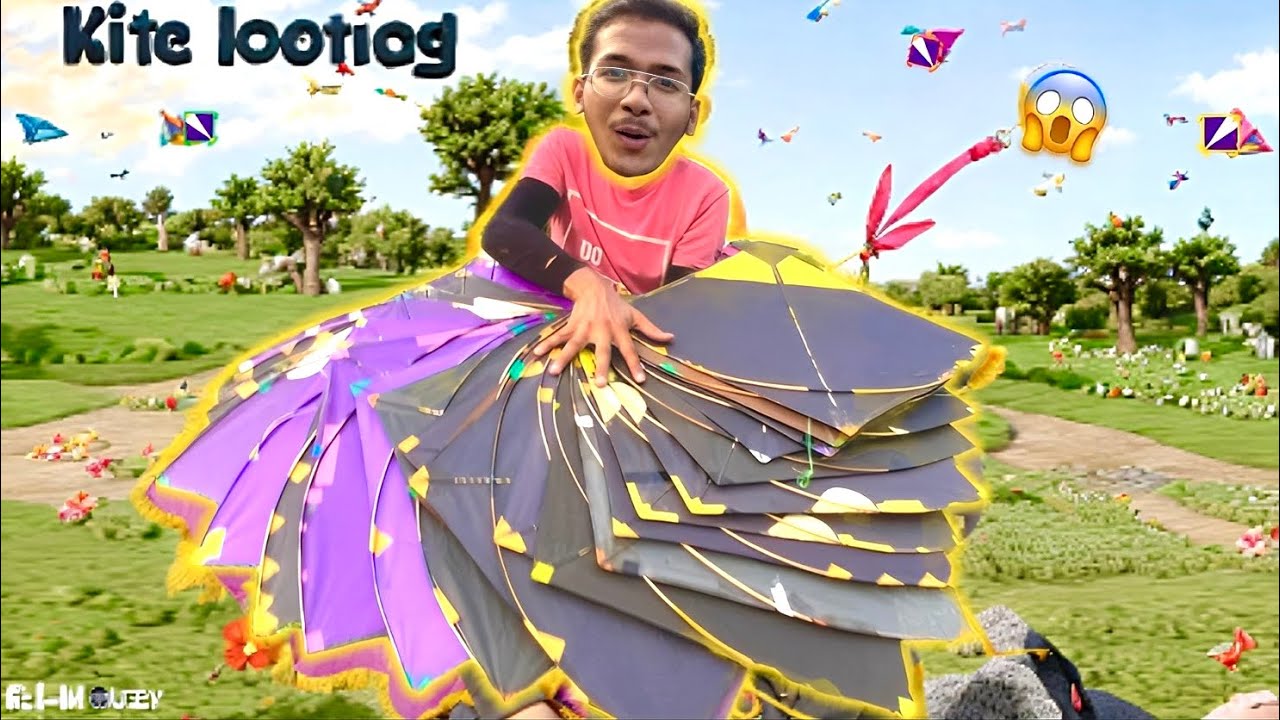 30 Kite Looted  From Ground 😱 | बहुत सारी पतंग लूटि ली . Caught Kites #kite #caughtkite