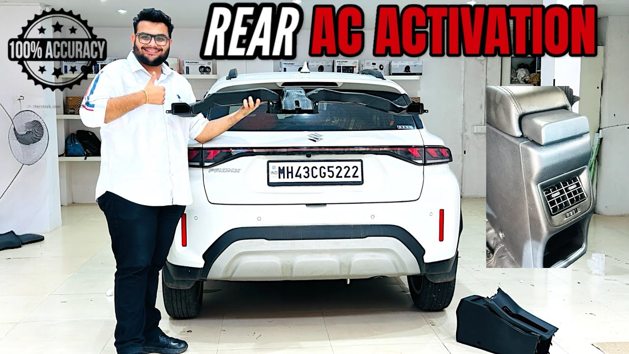 REAR AC ACTIVATION IN FRONX DELTA CNG|FRONX ARMREST WITH AC ACTIVATION|FRONX REAR AC|📞9820569891