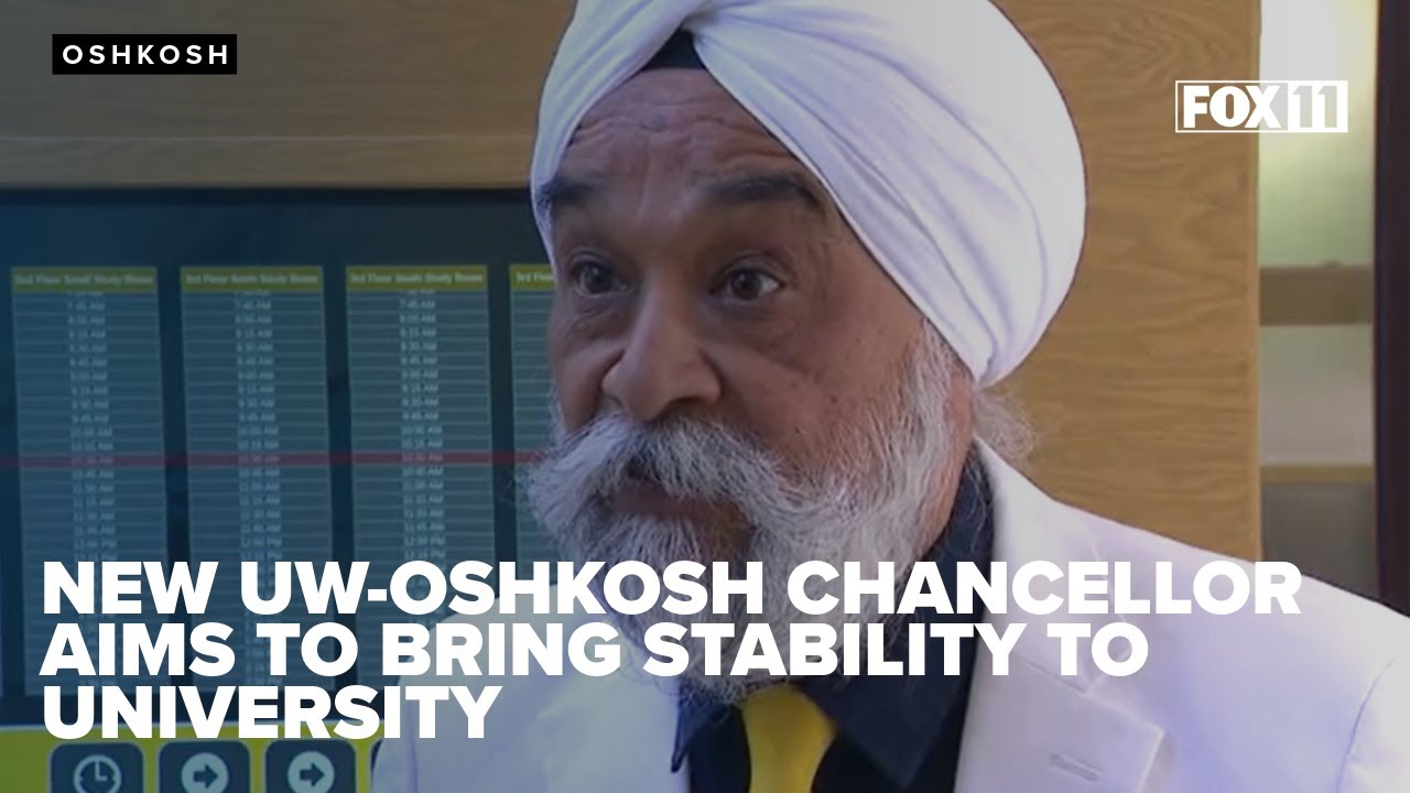 Interview with Manohar Singh, new chancellor of University of Wisconsin-Oshkosh
