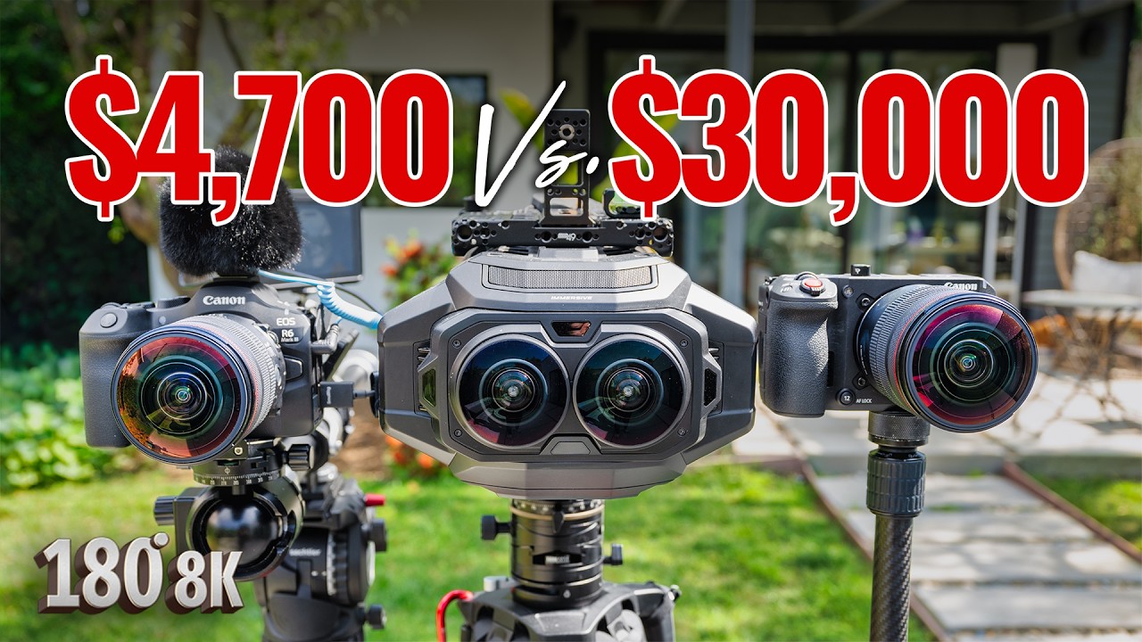 Первый видеообъектив с углом обзора 180&deg; &mdash; Canon RF 7-14mm Fisheye на R6 III по сравнению с R5C.