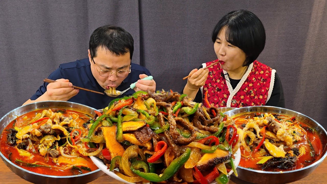 Лучше, чем в ресторанах! Куриная грудинка джампонг, корейская еда, мукбанг.