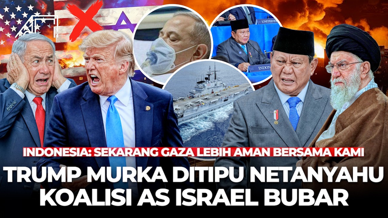 AS Israel Kena Karma Trump Netanyahu Musuhan Buat Indonesia Ambil Kendali Gaza Kirim Kapal Besar?