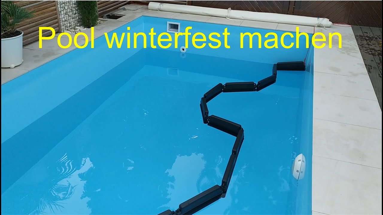 Pool winterfest machen - Fortsetzung von 