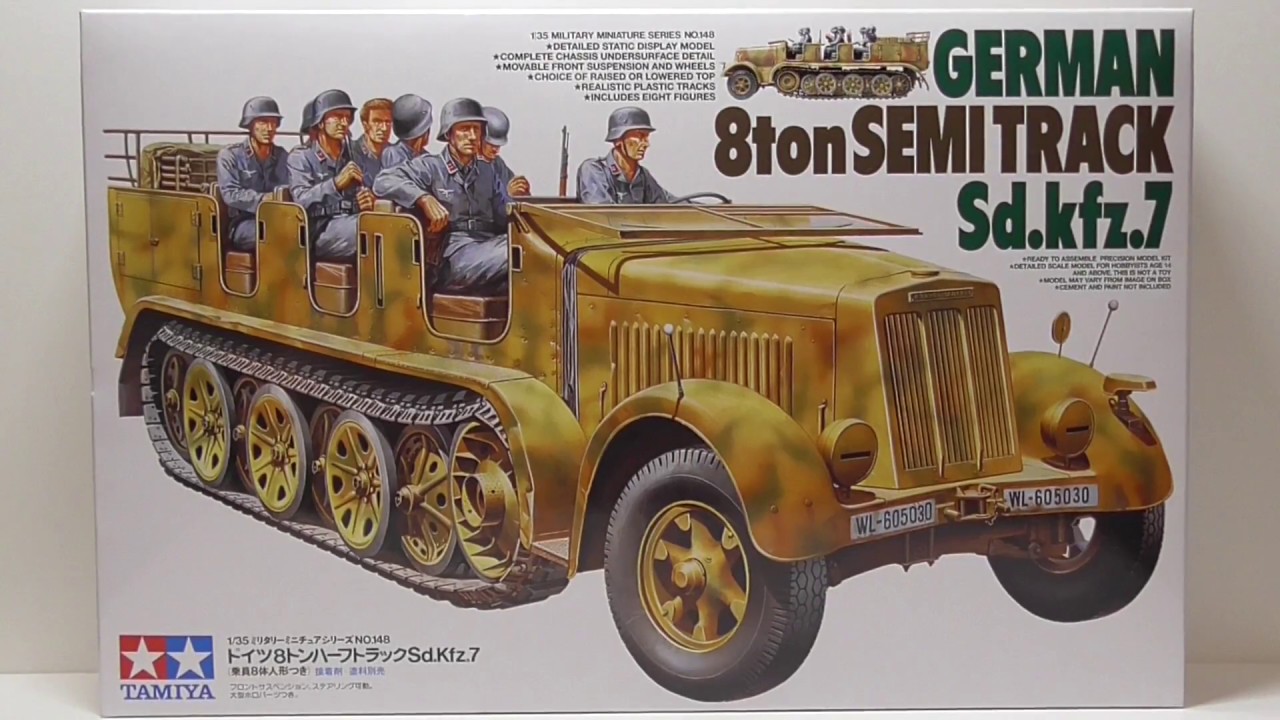 TAMIYA 1/35 8ton SEMI TRACK Sd.kfz.7