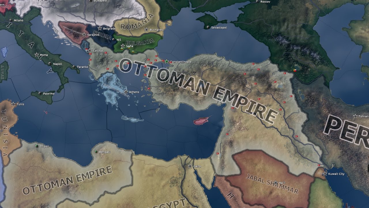WHAT IF OTTOMAN EMPIRE HAD A PLAN IN WW1 / HOI4 TIMELAPSE