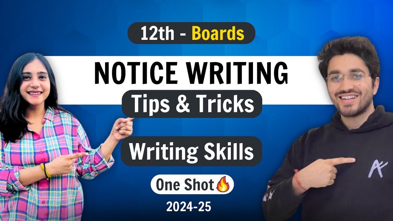 Notice Writing | Class 12 English | NCERT for Boards | Writing Skills