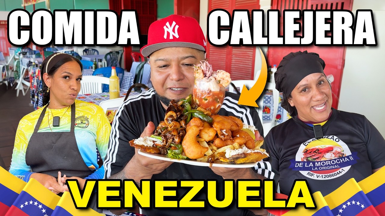 Probando la Mejor COMIDA CALLEJERA en VENEZUELA 