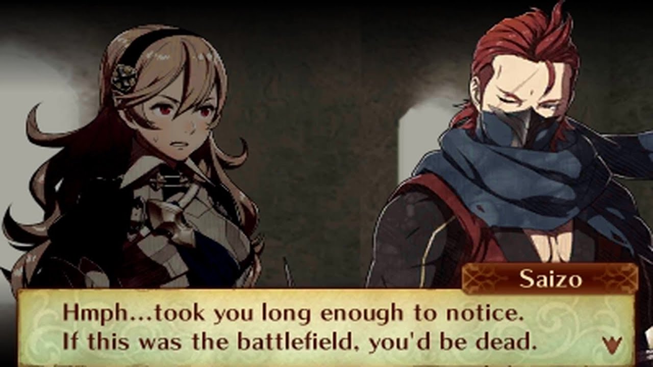Fire Emblem Fates: Birthright - Female Avatar (My Unit) & Saizo Support Conversations