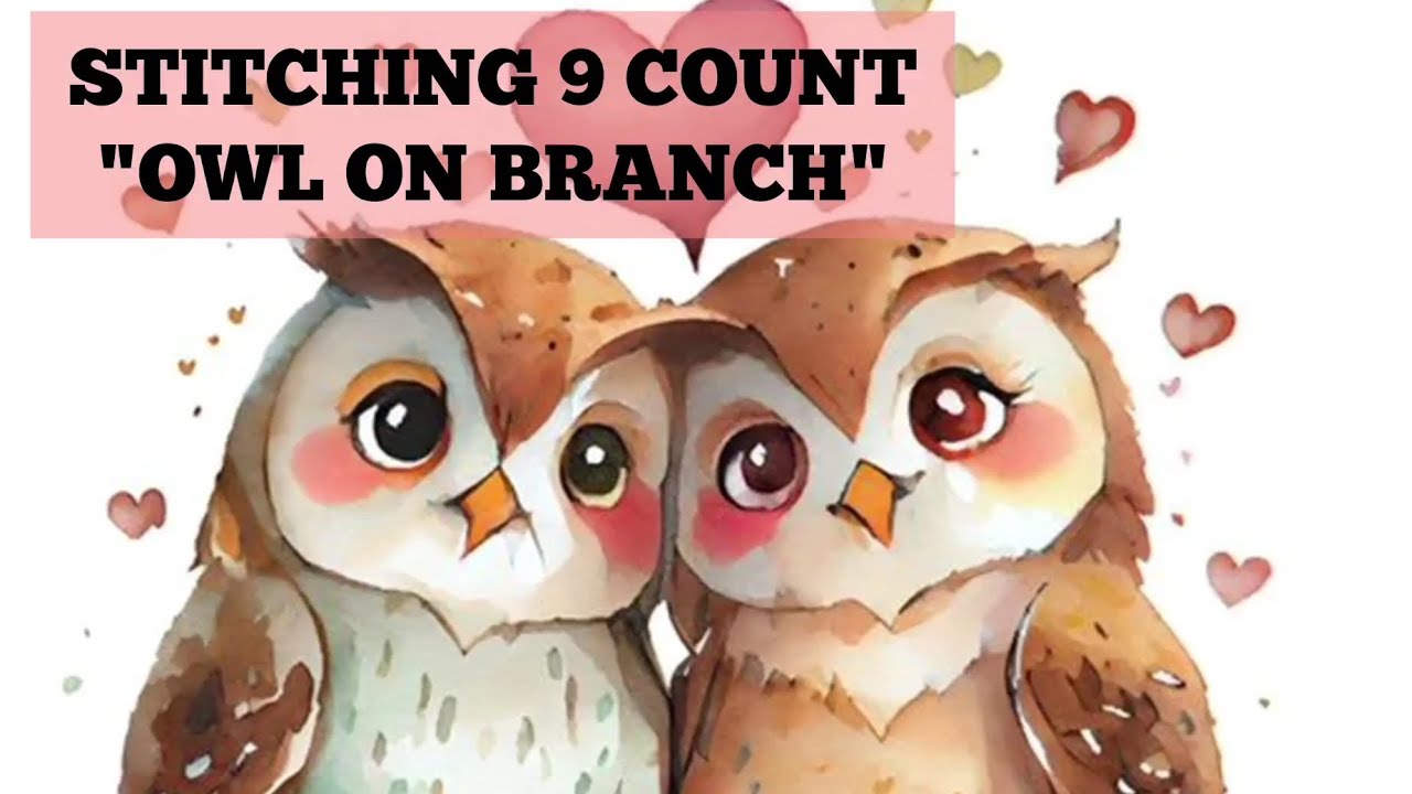 TRYING 9 COUNT CROSS STITCH | Stamped kit #crossstitch | Stitch with me