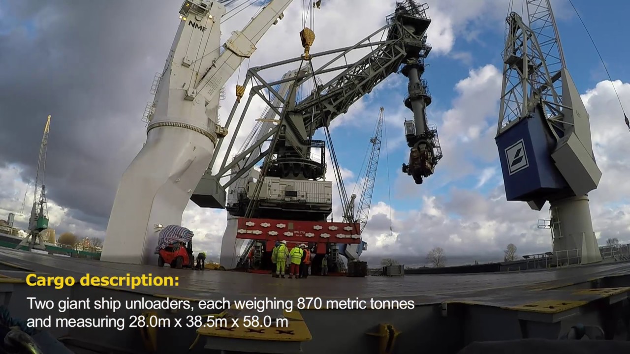 HHL Tokyo &ndash; Transportation of two giant ship unloaders