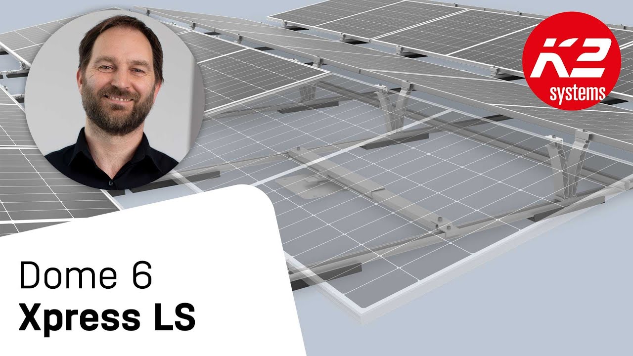 Dome 6 Xpress LS – Module clamping along the length and ideal for high loads