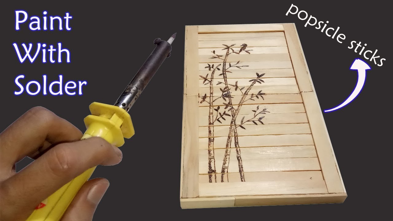 Paint With Solder | Popsicle Stick | STIK HANDCRAFT