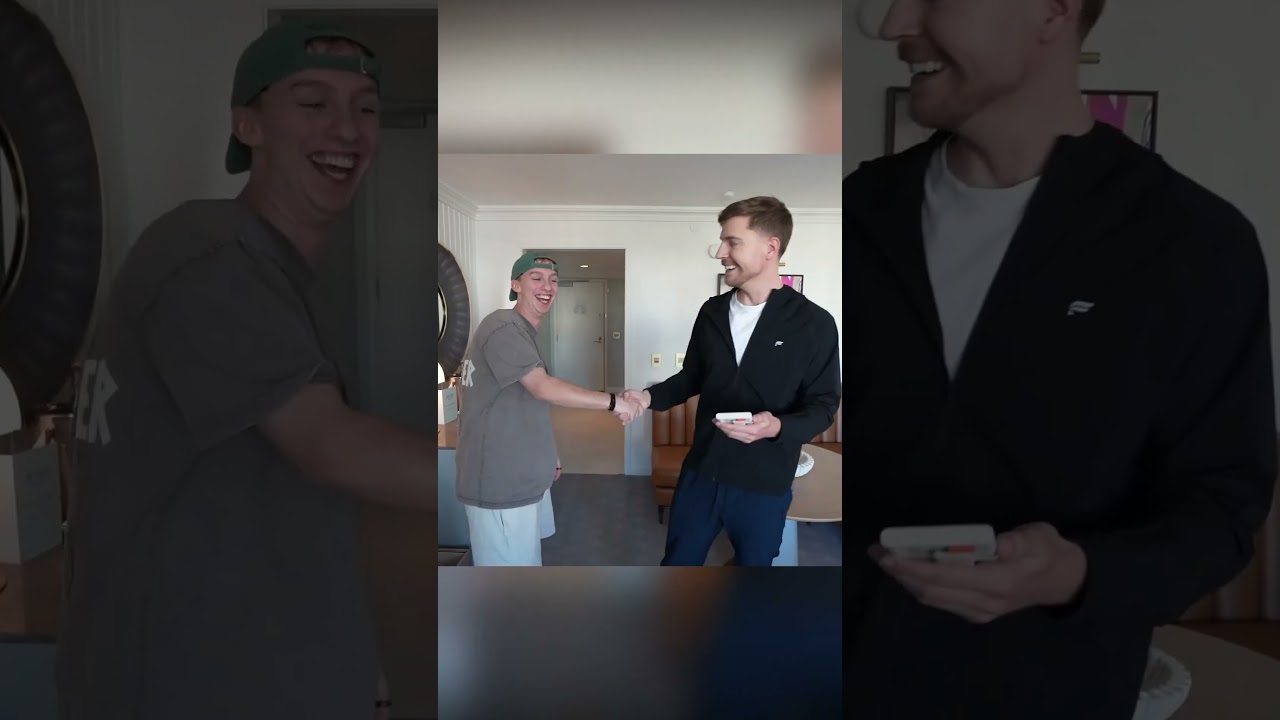 LetsHugoTV trifft auf MrBeast Live im Stream | Twitch: LetsHugoTV |