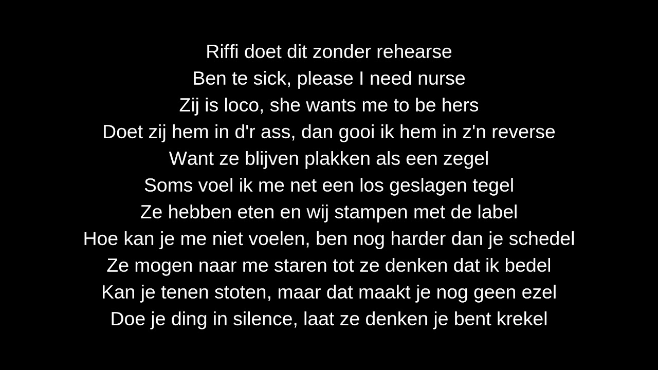 Riffi  - Wintersessie 2019 - 101Barz LYRICS