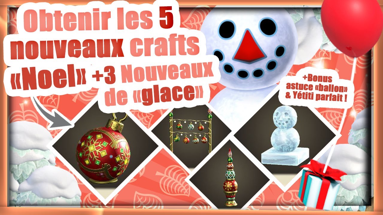➤COMMENT obtenir les 5 NOUVEAUX craft de 