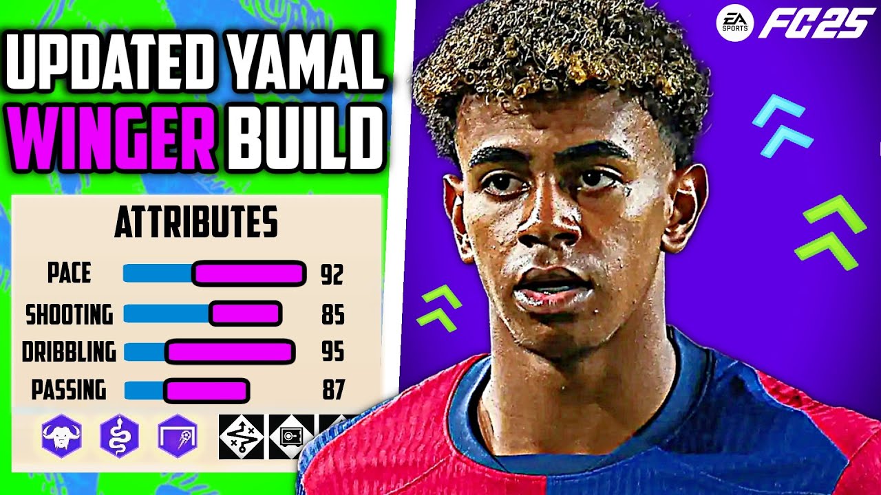 SILKY BEST UPDATED YAMAL WINGER BUILD EA FC 25 Pro Clubs