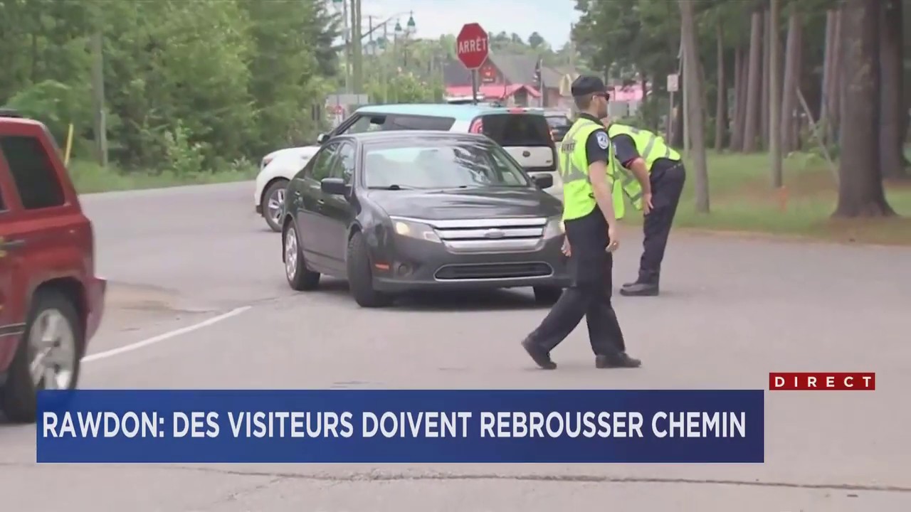 À Rawdon, des visiteurs contraints de rebrousser chemin  reportage