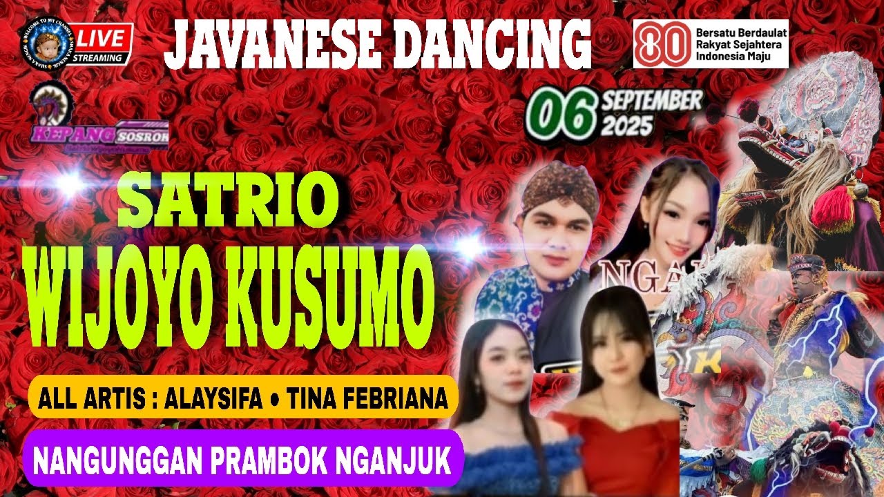 LIVE JARANAN SATRIO KUSUMO WIJOYO IN NANGUNGGAN  PRAMBON NGANJUK