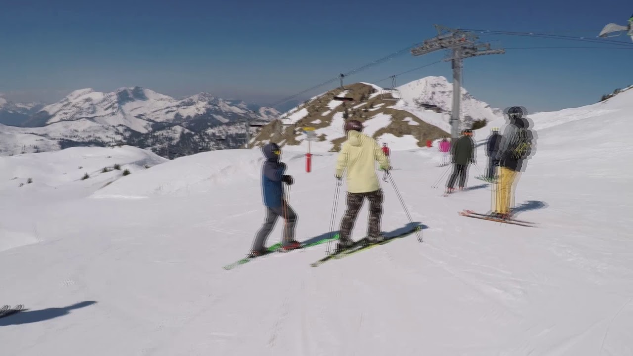 Skiing in Chatel