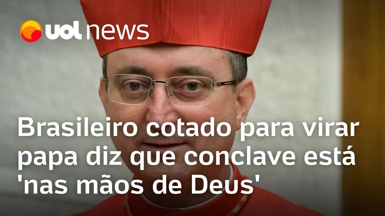 Cardeal brasileiro Sergio da Rocha cotado para papa diz que conclave está 'nas mãos de Deus'