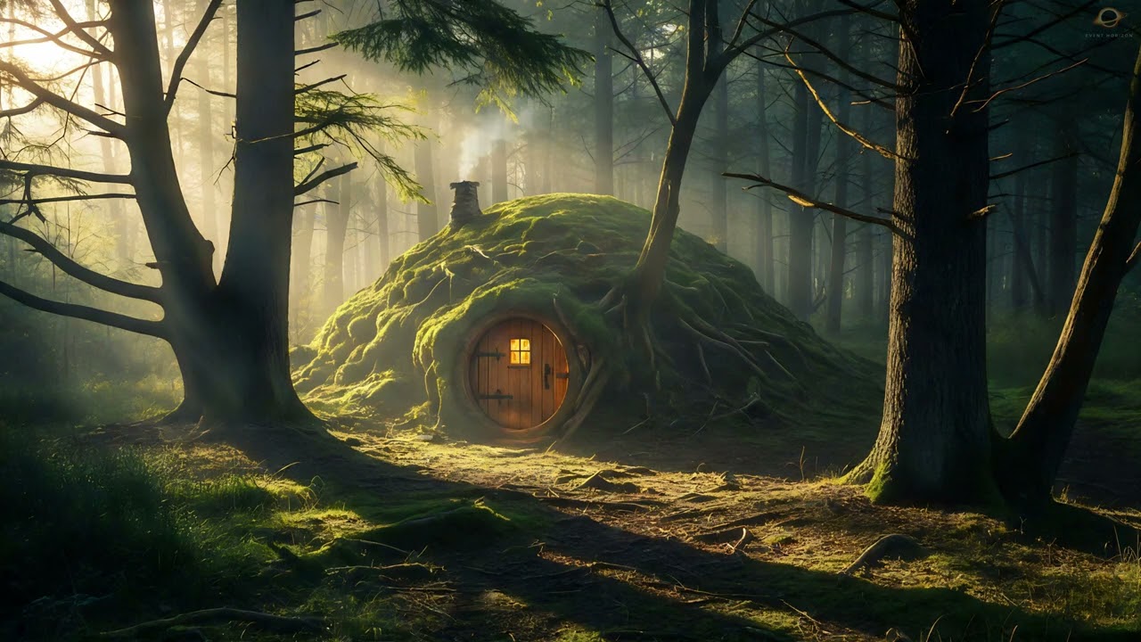 Forest Hobbit House Ambient Music | Cozy Fantasy Cottage Soundscape for Focus & Relaxation