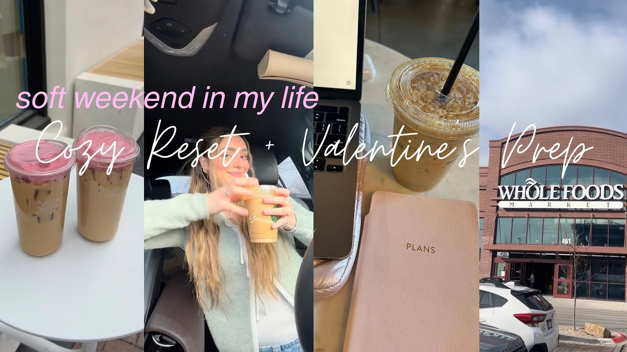 VLOG: Cozy Winter Weekend ❄️ 💗 valentine’s decor, errands, valentine's DIY crafts & home reset