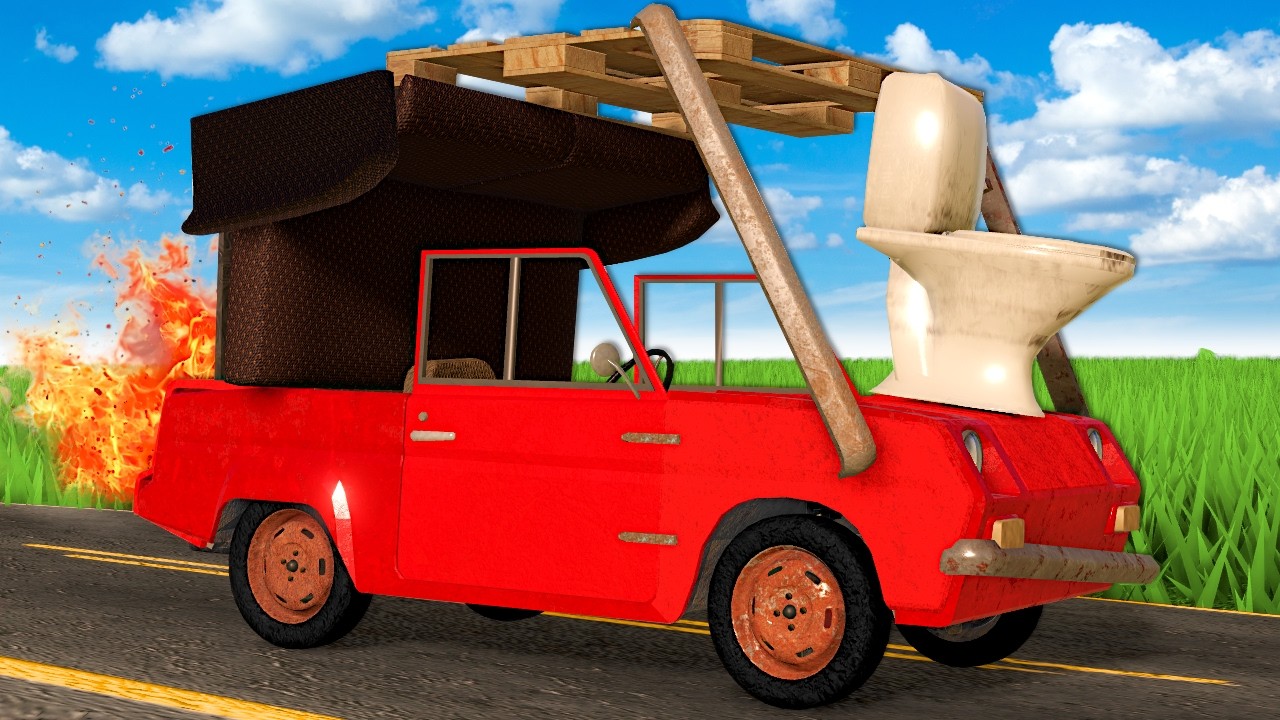 We Built a Terrible Car in Roblox A Desrt!
