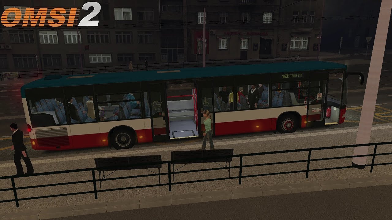 Omsi 2 #151; S Citarem na mapě Prague Citybus a na lince 143