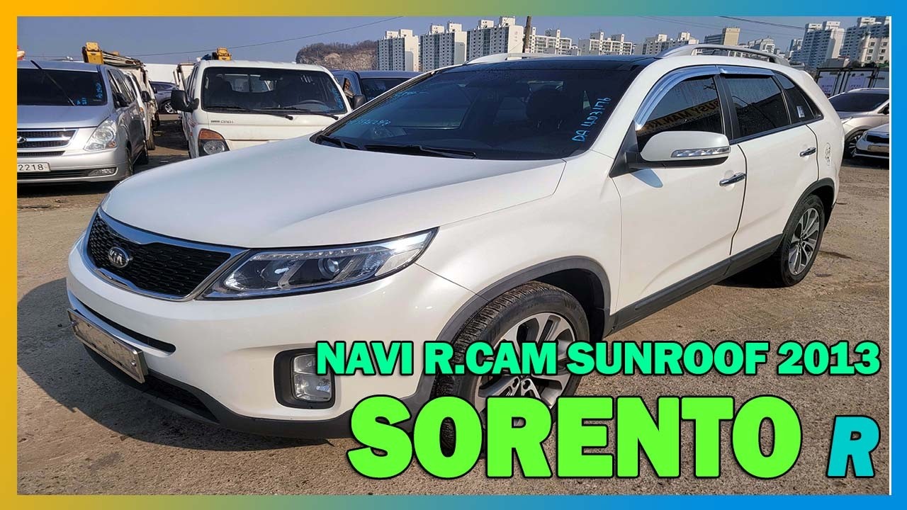 [USEDCAR BUSYMAN, Autos usados ​​en Korea] SORENTO NAVI R.CAM SUNROOF WHITE  KNAKU815BDA 403176