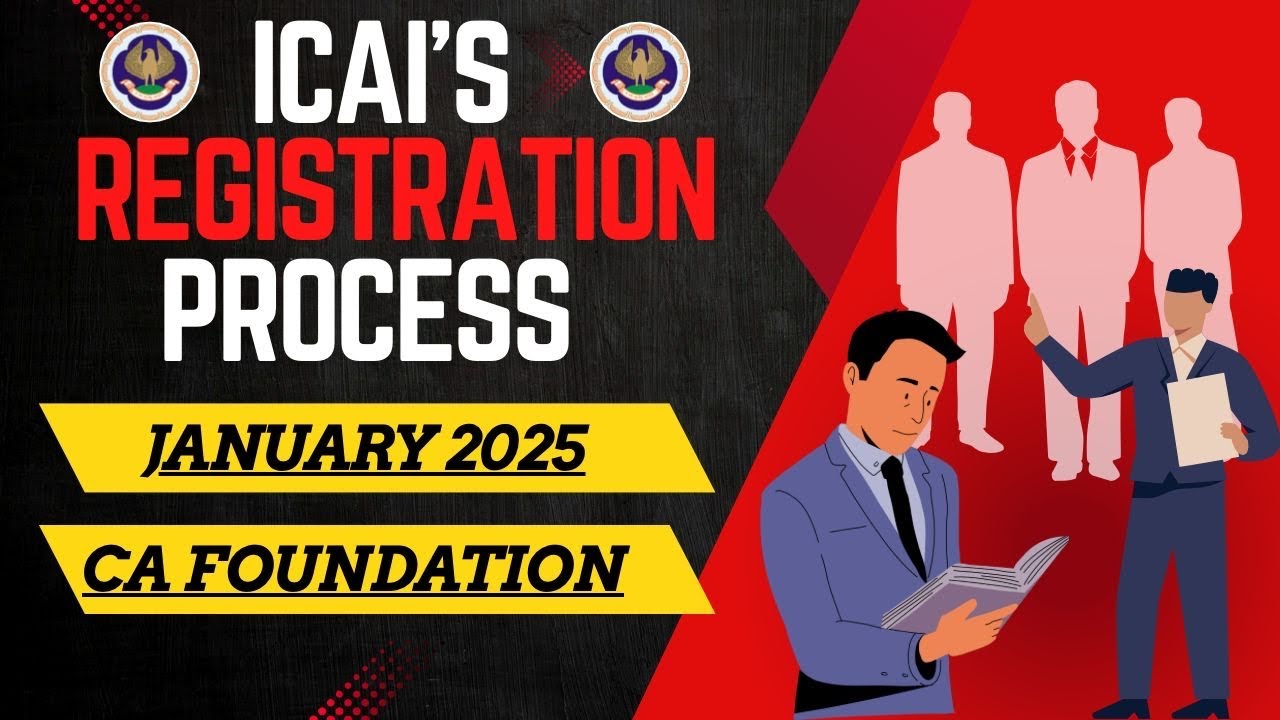 live Demo :- How To Register CA foundation January 2025 | CA foundation January 2025