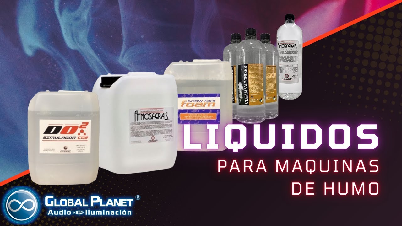 LIQUIDOS PARA MÁQUINAS DE HUMO | TODO PARA QUE TUS MÁQUINAS TRABAJEN AL 100%