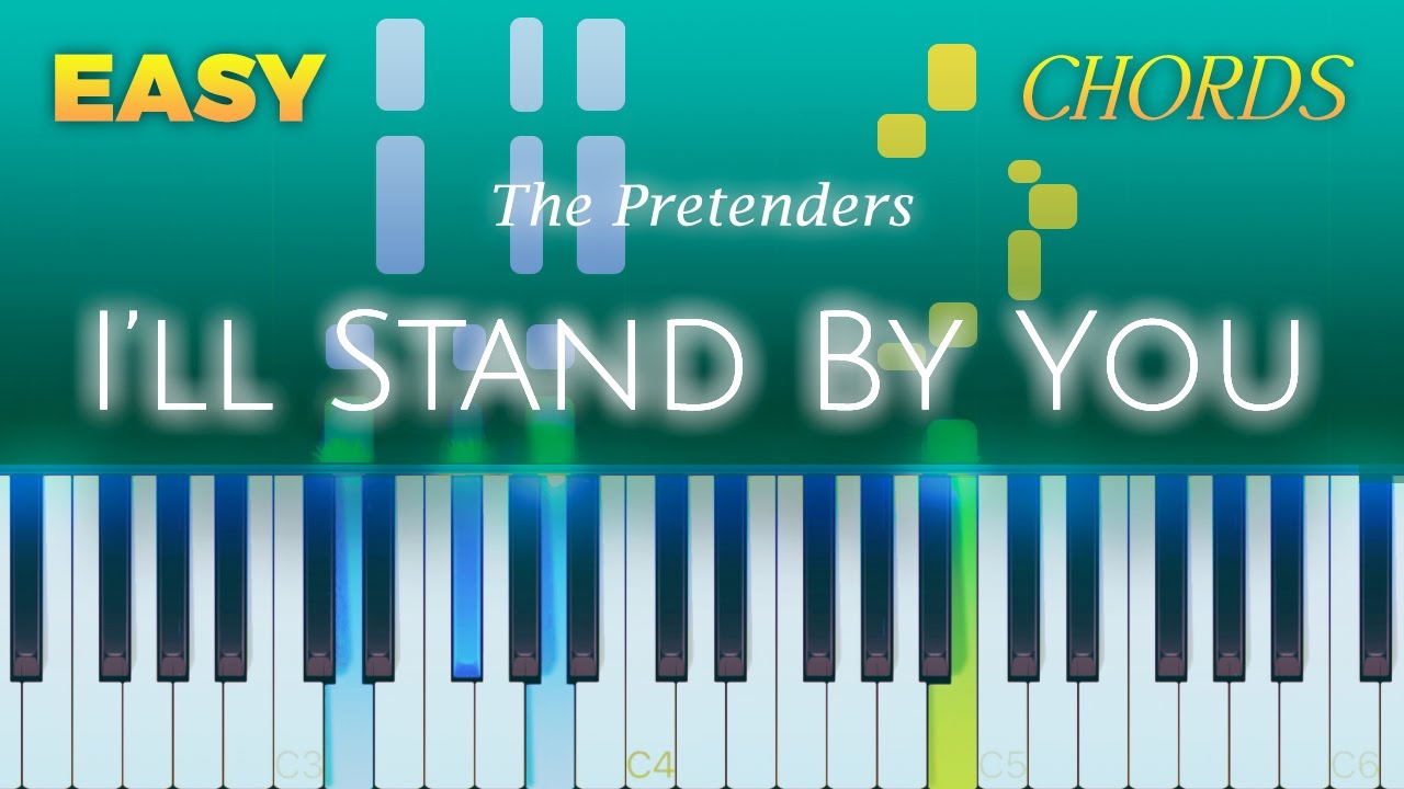 The Pretenders - I’ll Stand By You - EASY Piano CHORDS TUTORIAL by Piano Fun Play
