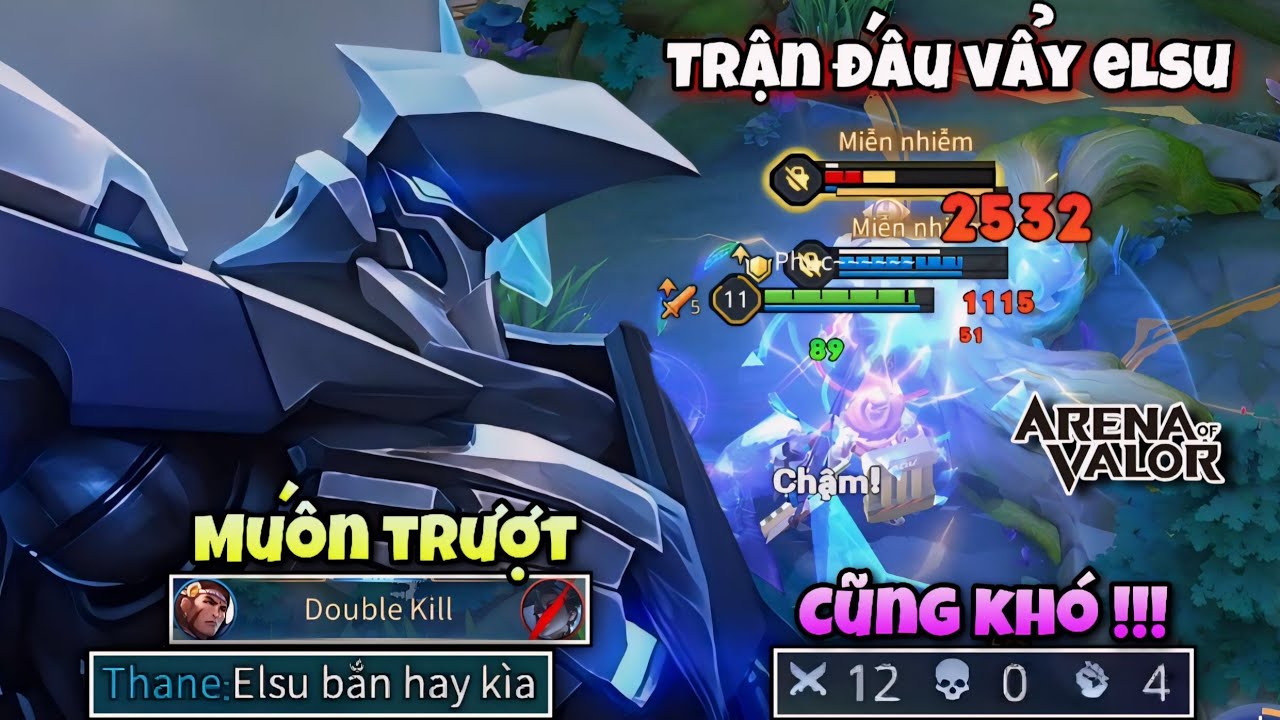 Trận Đấu Vác Elsu Đi Top Vẩy Auto Trúng Muốn Trượt Cũng Khó Đã Khiến Top Team Bạn Khóc NTN