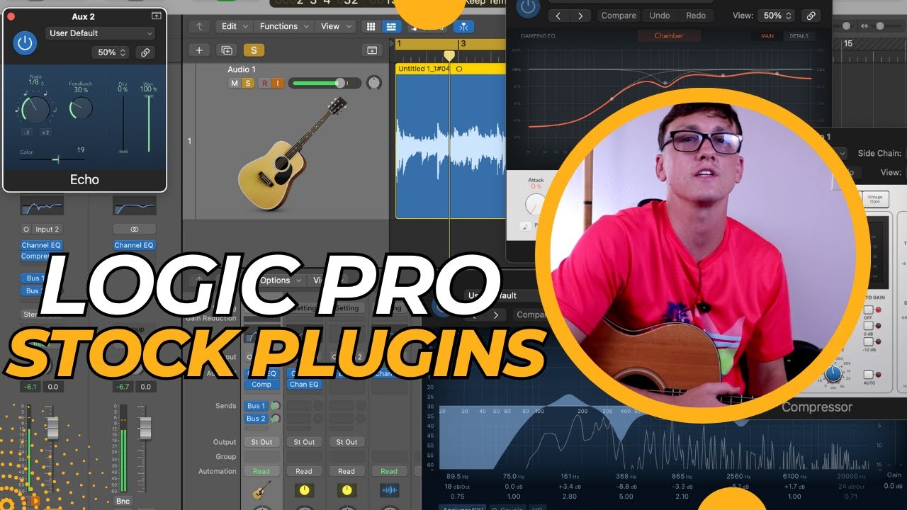 Logic Pro Guitar Recording - [How to Get a Nice Acoustic Sound]