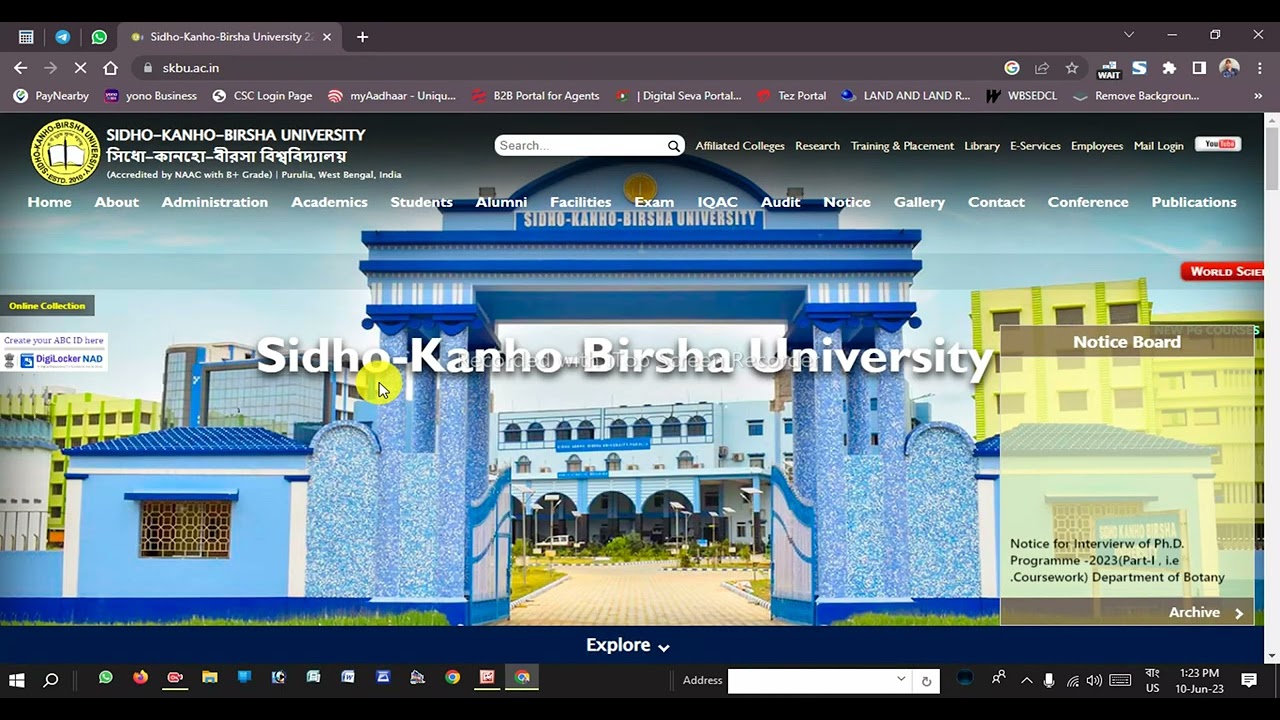 SKBU UNIVERSITY ADMIT CARD DOWNLOAD|SKBU UNIVERSITY ADMIT CARD  1ST 2ND 3RD 4TH 5TH AND 6TH SEM